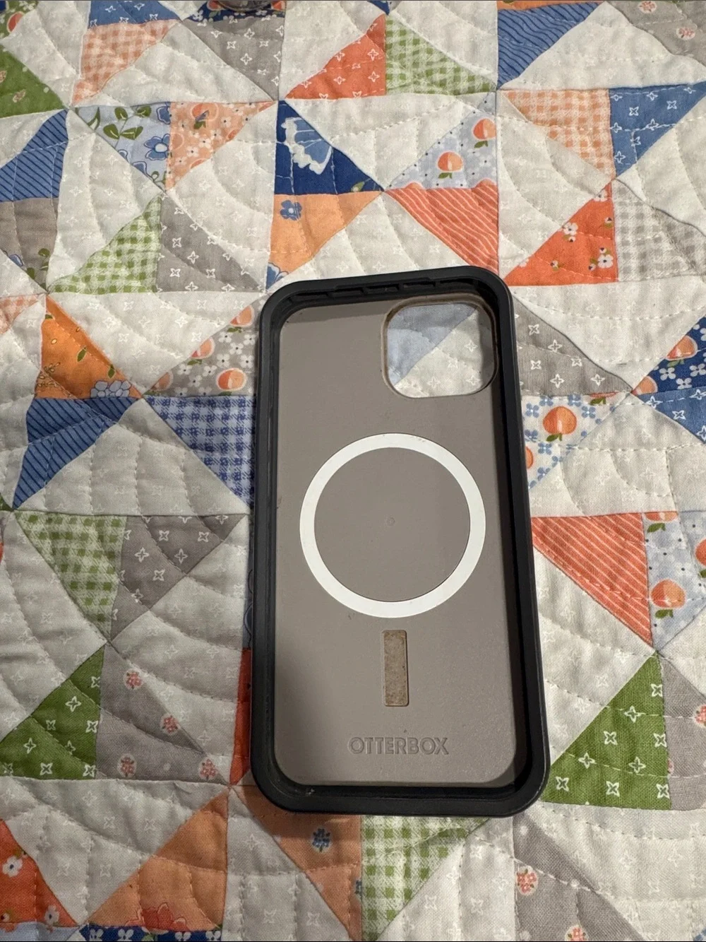 Otterbox Leopard Print Protective Phone Case - Gray & Black